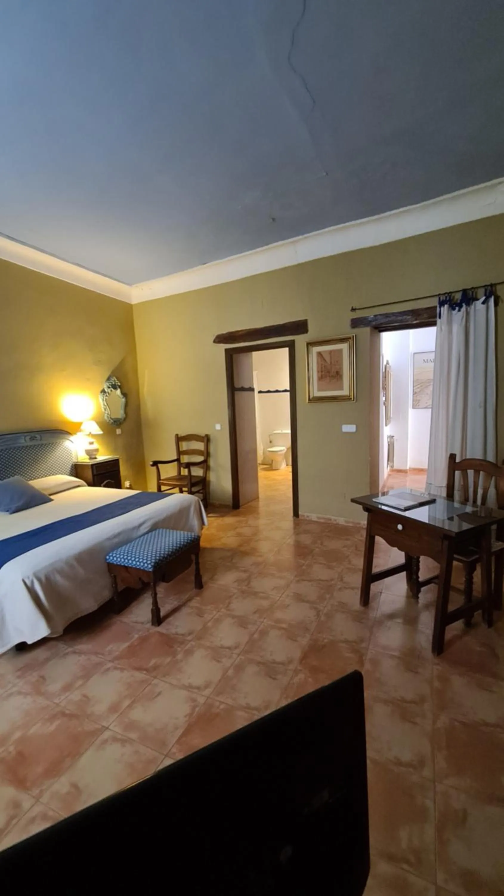 Bedroom, Bed in Casa Palacio Conde de Garcinarro