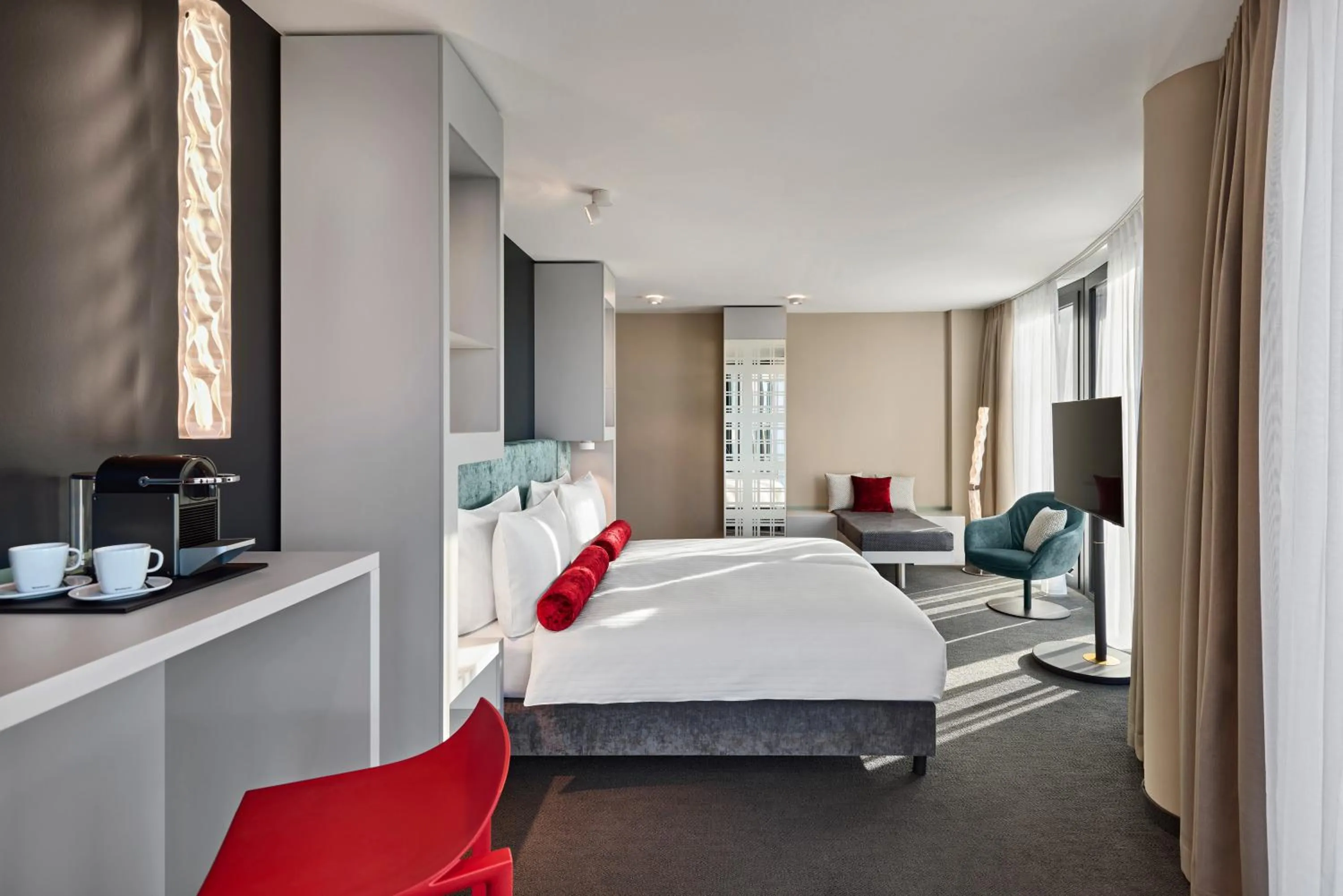 Bed in Essential by Dorint Düsseldorf Deiker Höfe