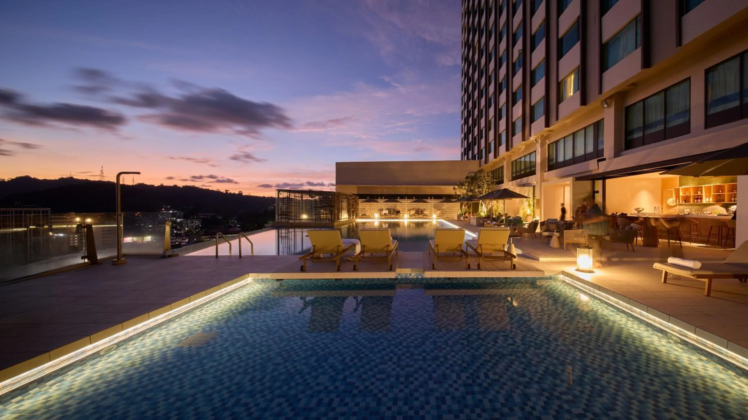 Pool view in Ormond Sandakan