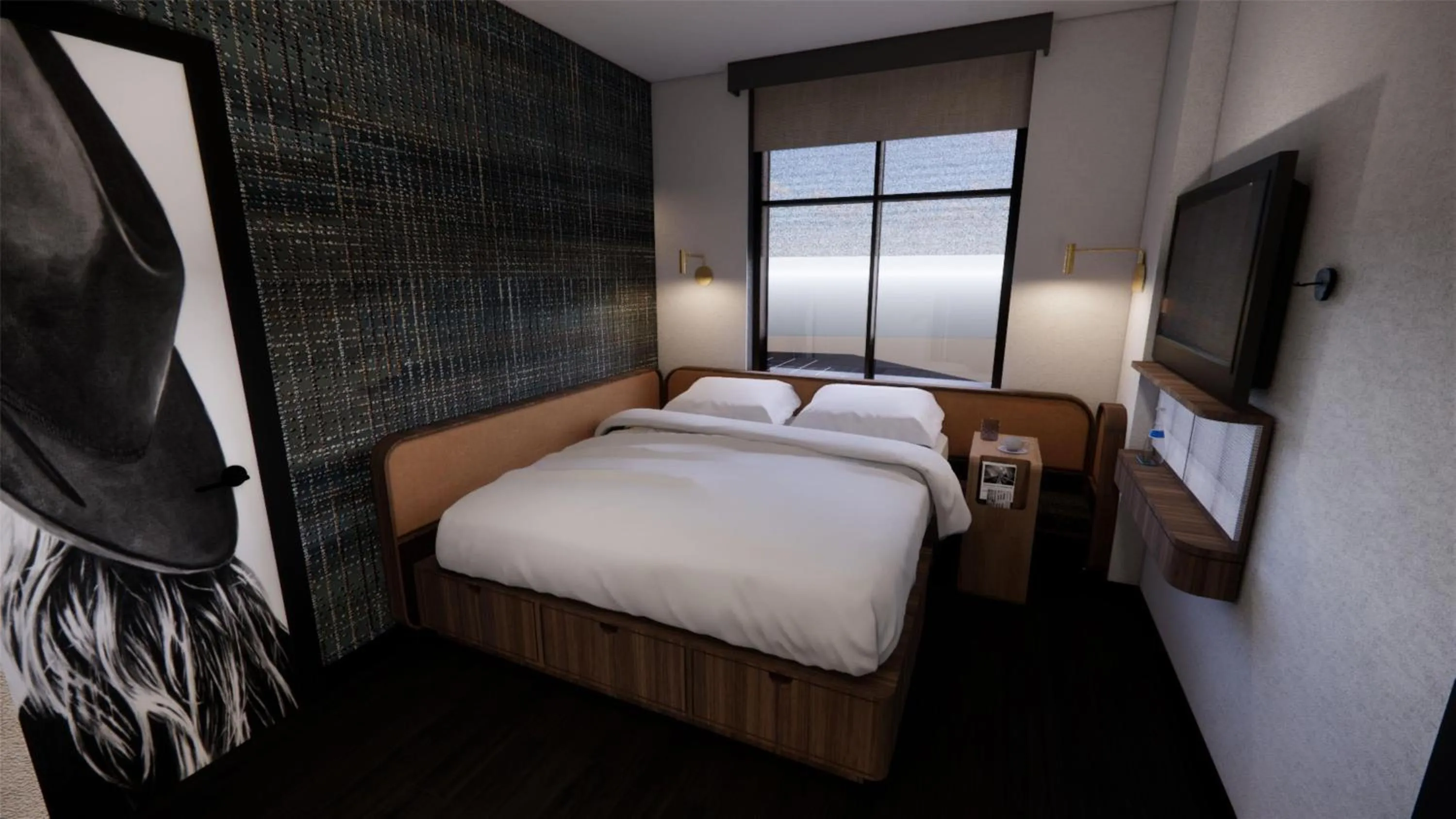 Bed in Motto By Hilton Nashville Downtown