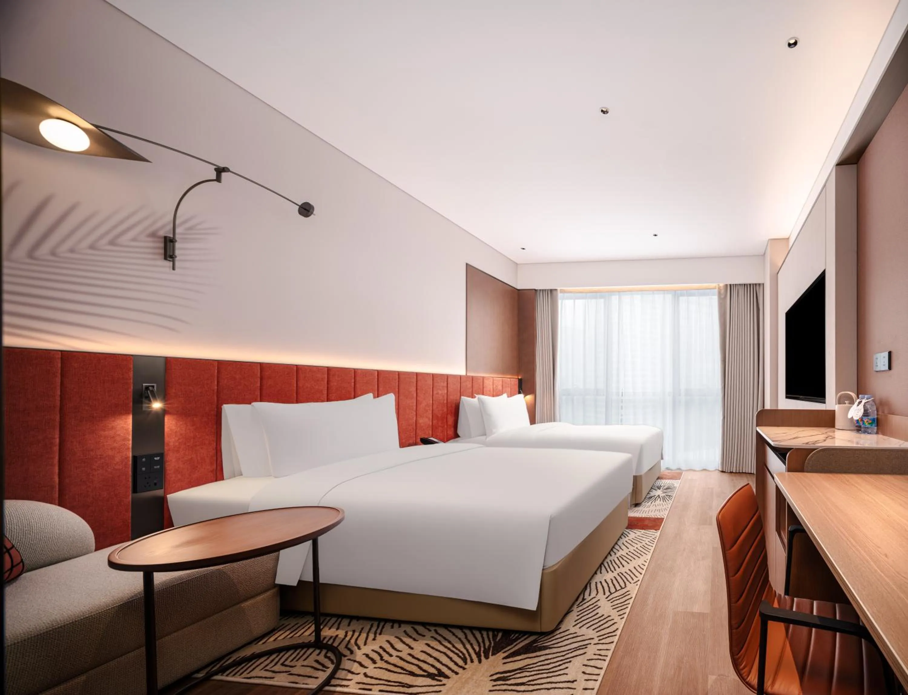 Bed in Hilton Garden Inn Chengdu East Railway Station