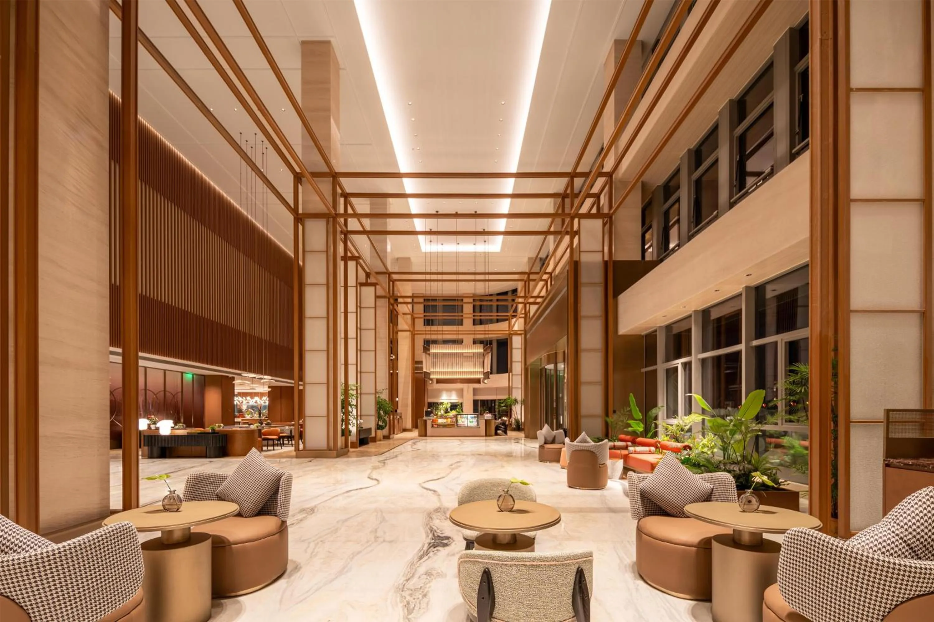 Lobby or reception in Hilton Garden Inn Wuhu Economic Tech Zone