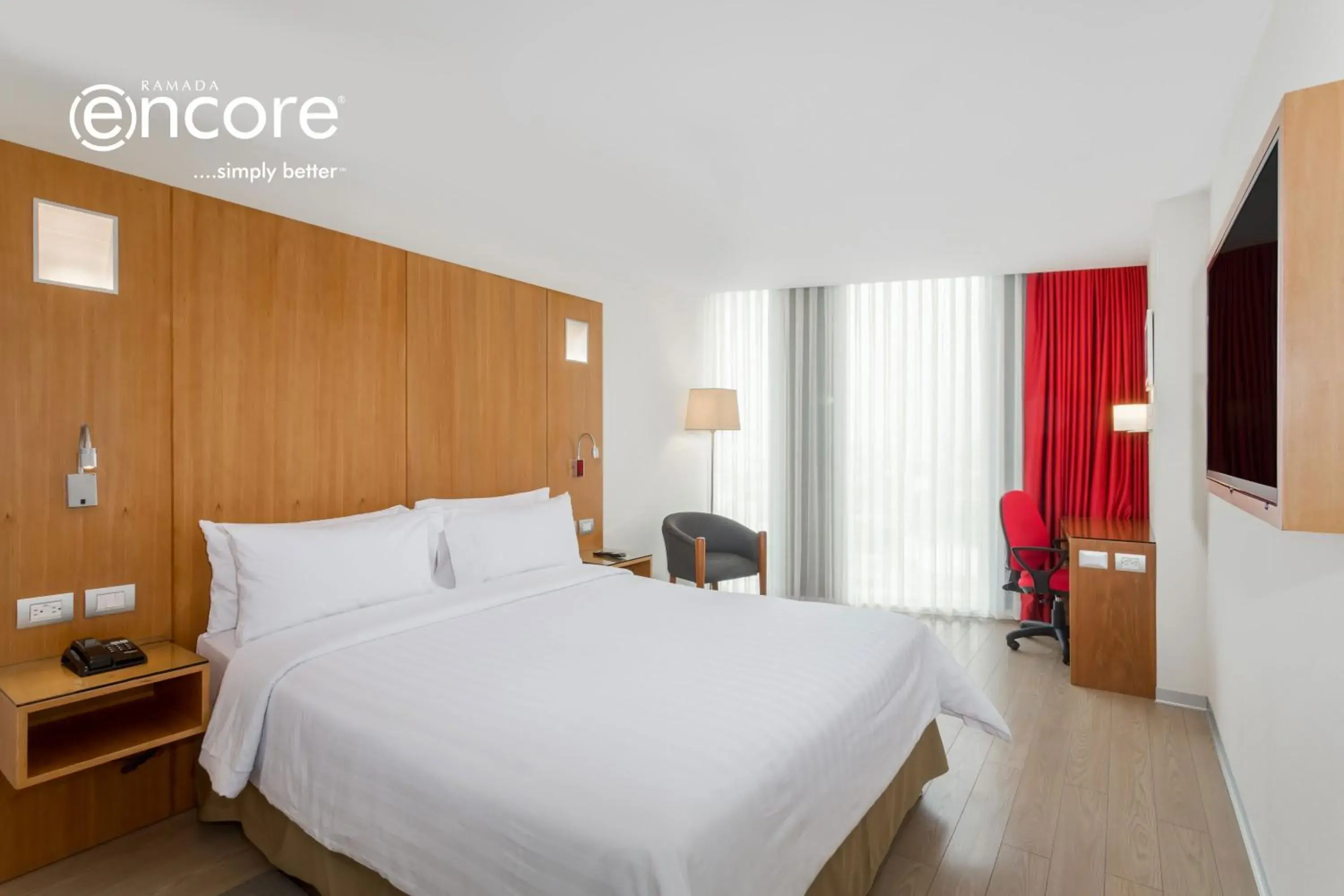 Bedroom, Bed in Ramada Encore by Wyndham Lima San Isidro Bedroom, Bed in Ramada Encore by Wyndham Lima San Isidro