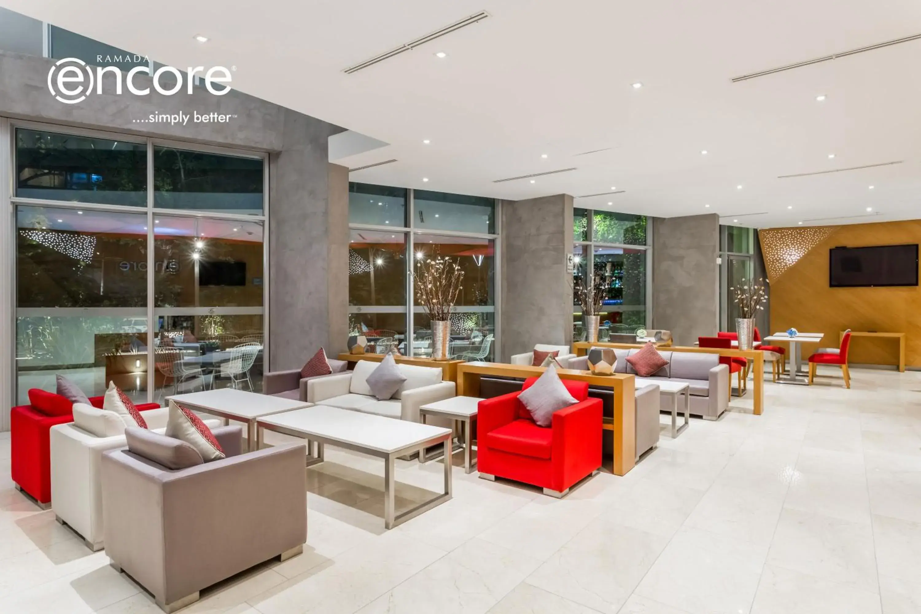 Lobby or reception in Ramada Encore by Wyndham Lima San Isidro Lobby or reception in Ramada Encore by Wyndham Lima San Isidro