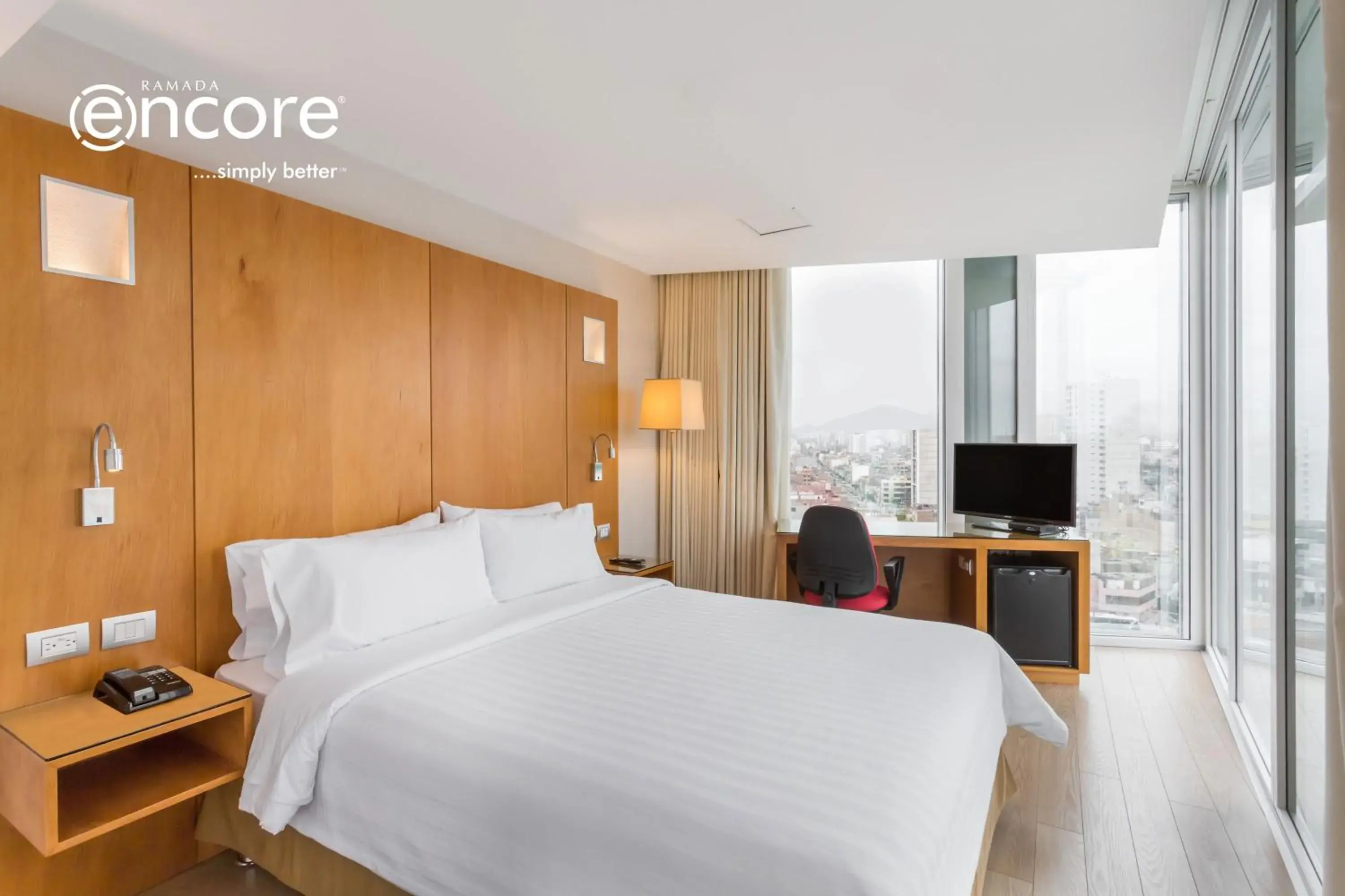 Bedroom, Bed in Ramada Encore by Wyndham Lima San Isidro Bedroom, Bed in Ramada Encore by Wyndham Lima San Isidro