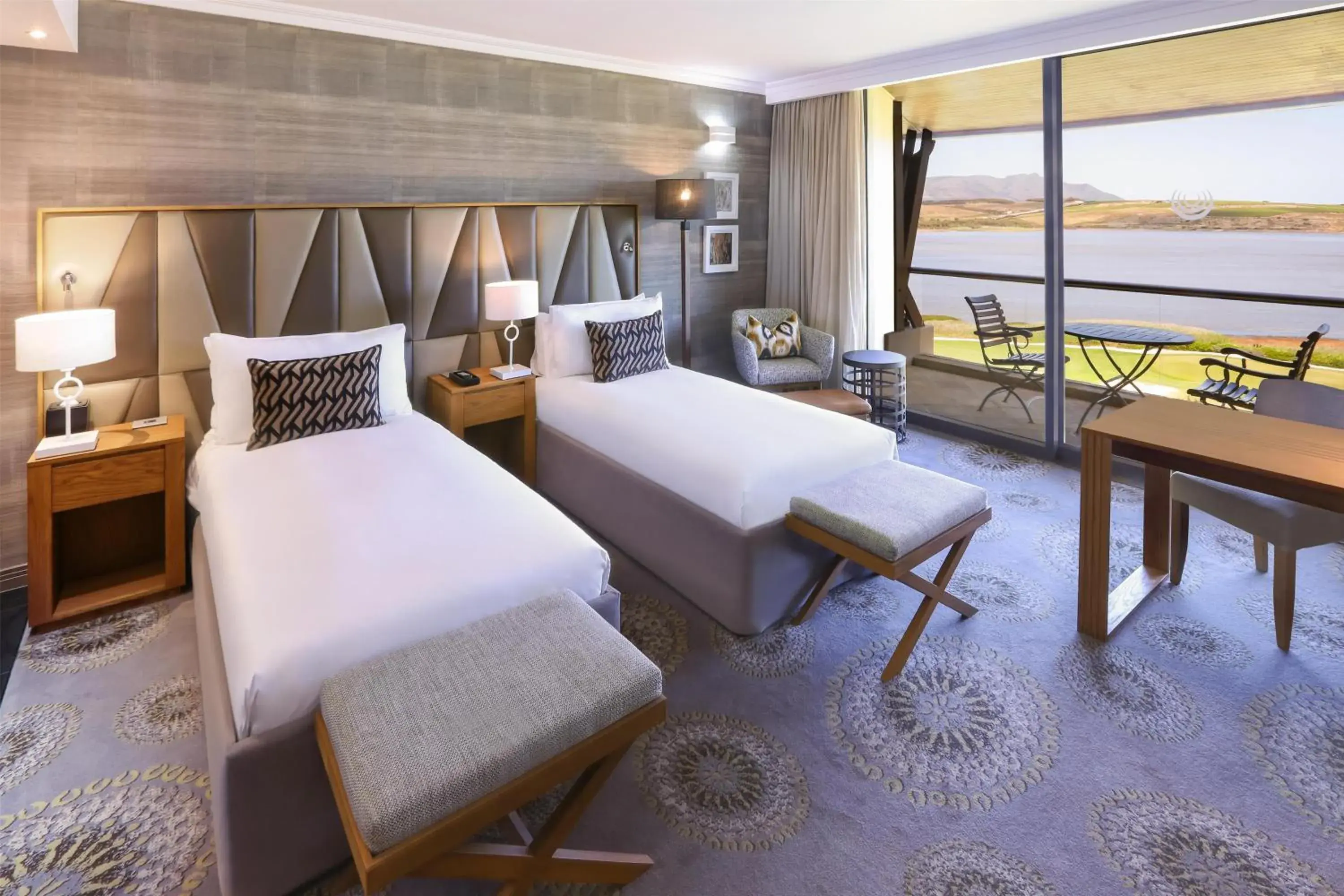 Premium Deluxe Twin Room with Lagoon View in Arabella Hotel, Golf and Spa Premium Deluxe Twin Room with Lagoon View in Arabella Hotel, Golf and Spa