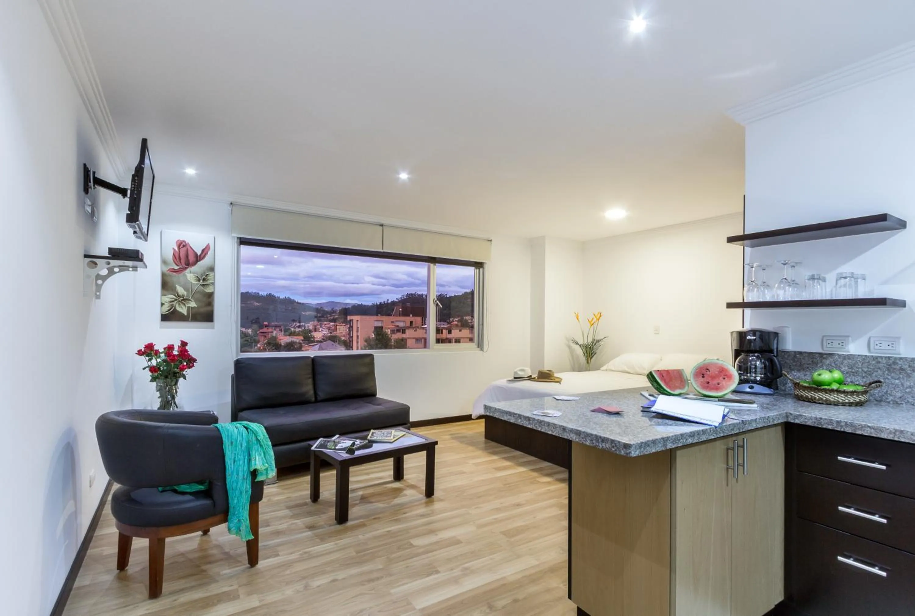 Bedroom in Gaviota Apartments & Suites