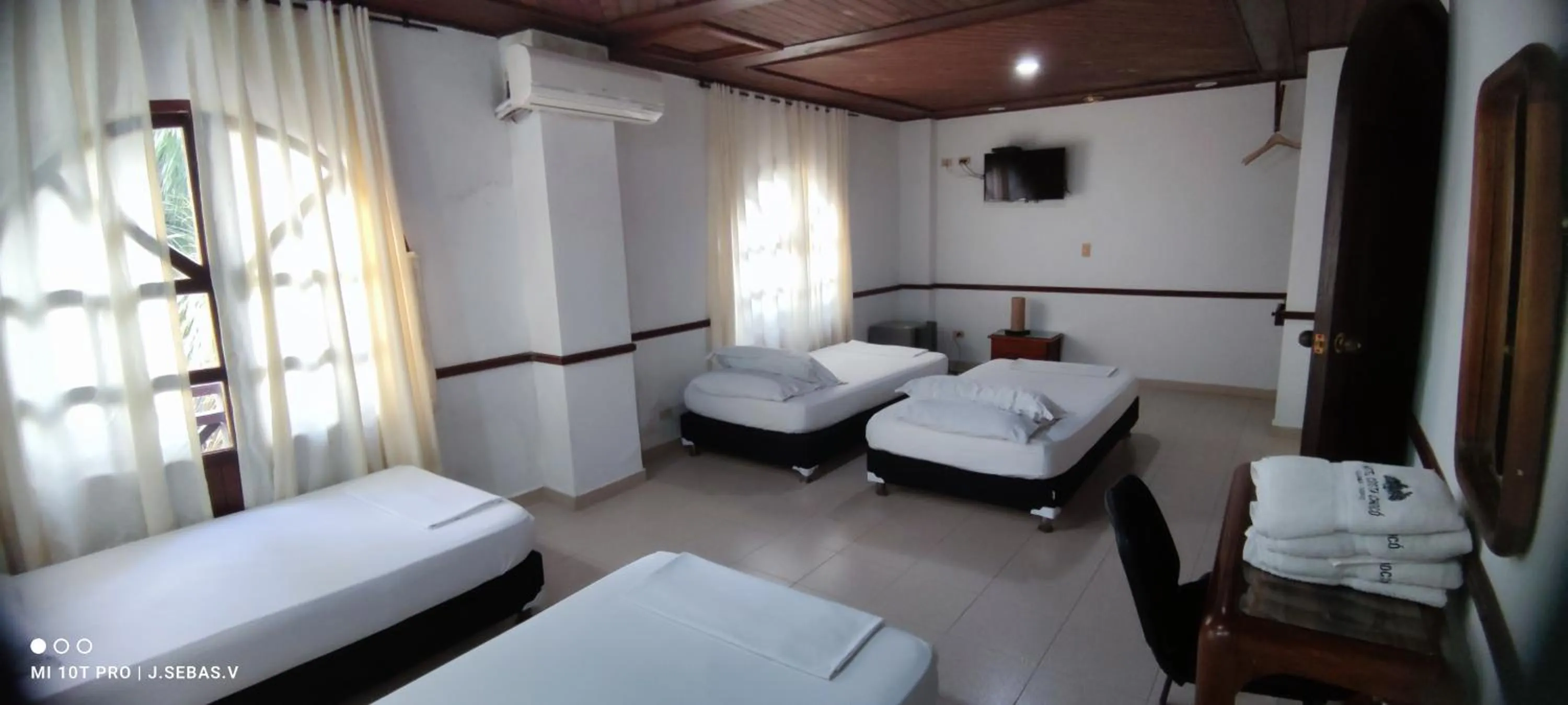 Bed in Hotel Costa Choco