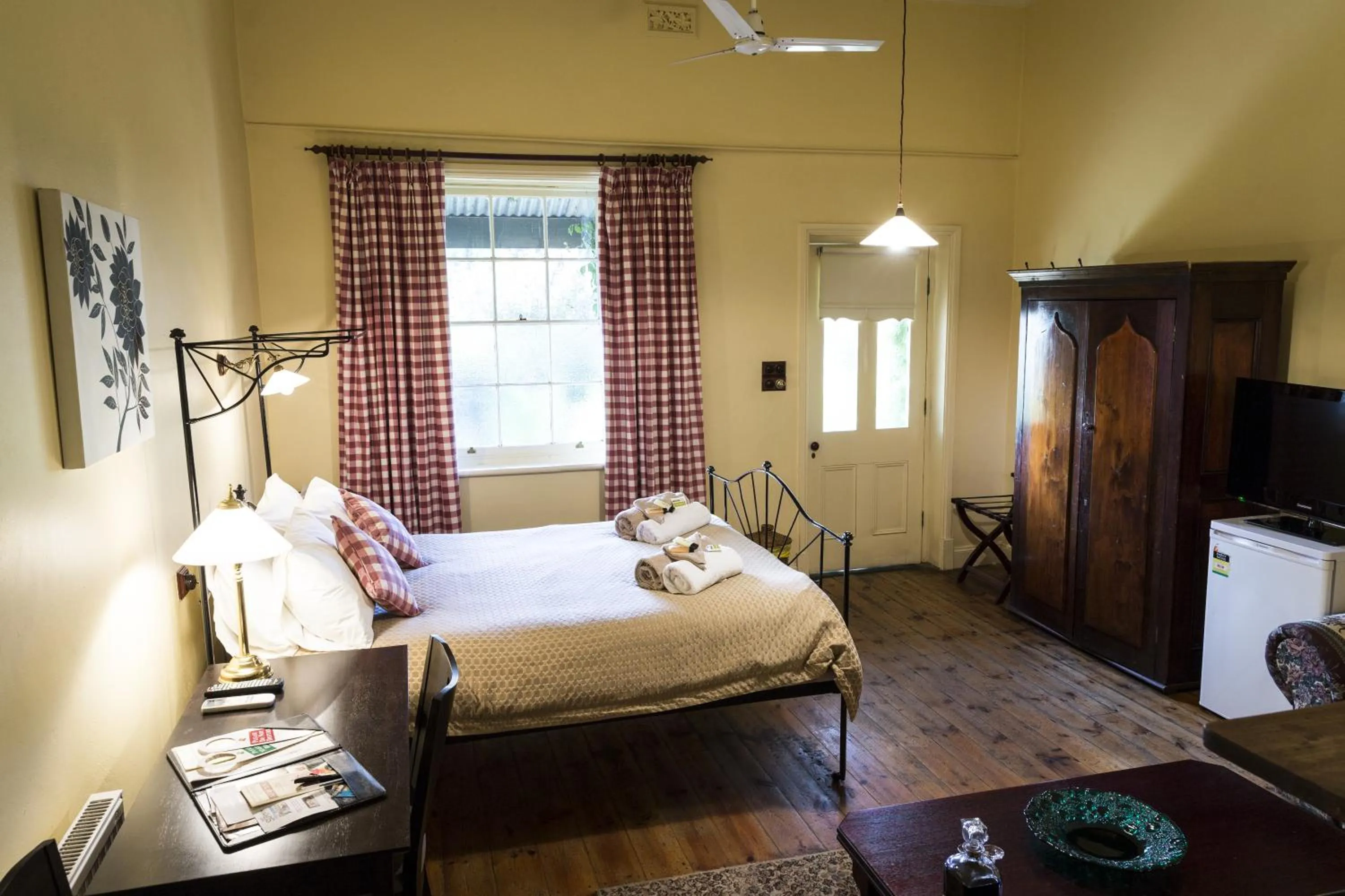 Bedroom in The Rising Sun Hotel