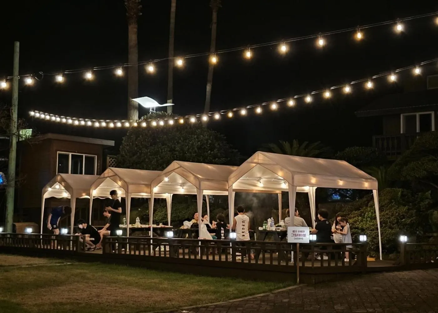 BBQ facilities in Dyne Resort