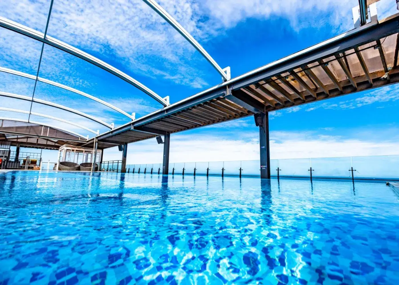 Swimming pool in Dyne Resort Swimming pool in Dyne Resort