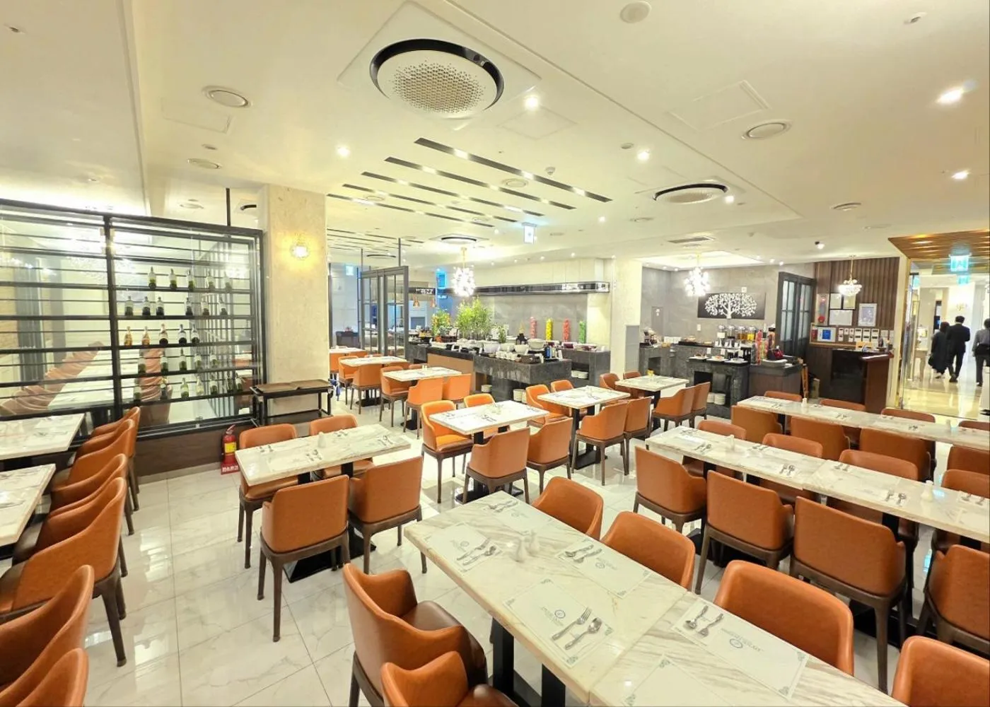 Buffet breakfast in Dyne Resort