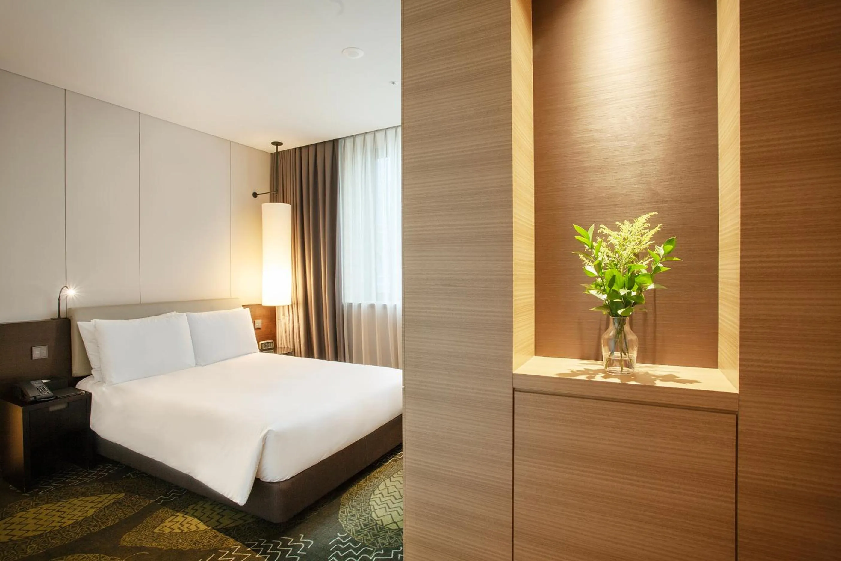 Bedroom, Bed in Crown Park Hotel Seoul Myeongdong