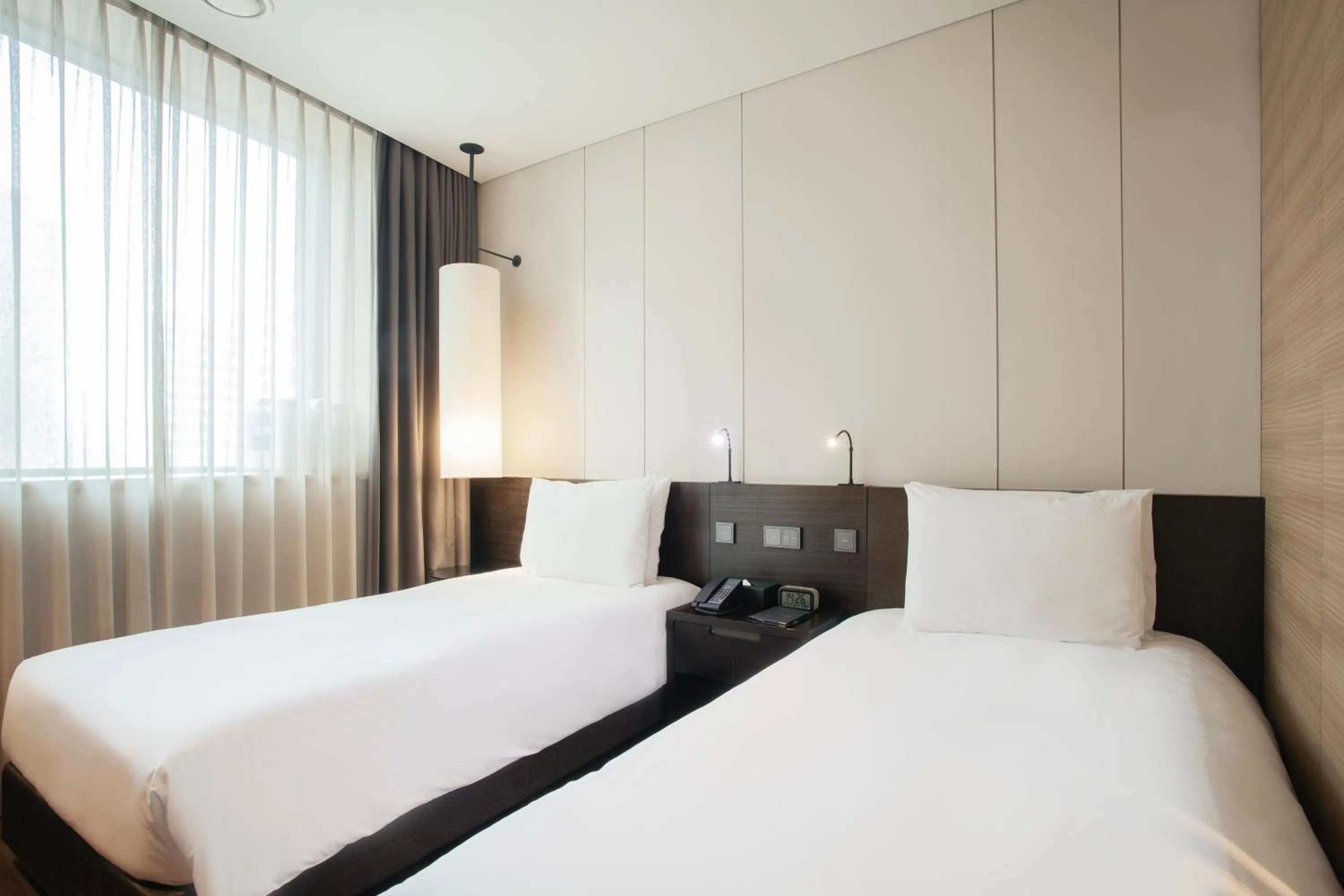 Bedroom, Bed in Crown Park Hotel Seoul Myeongdong