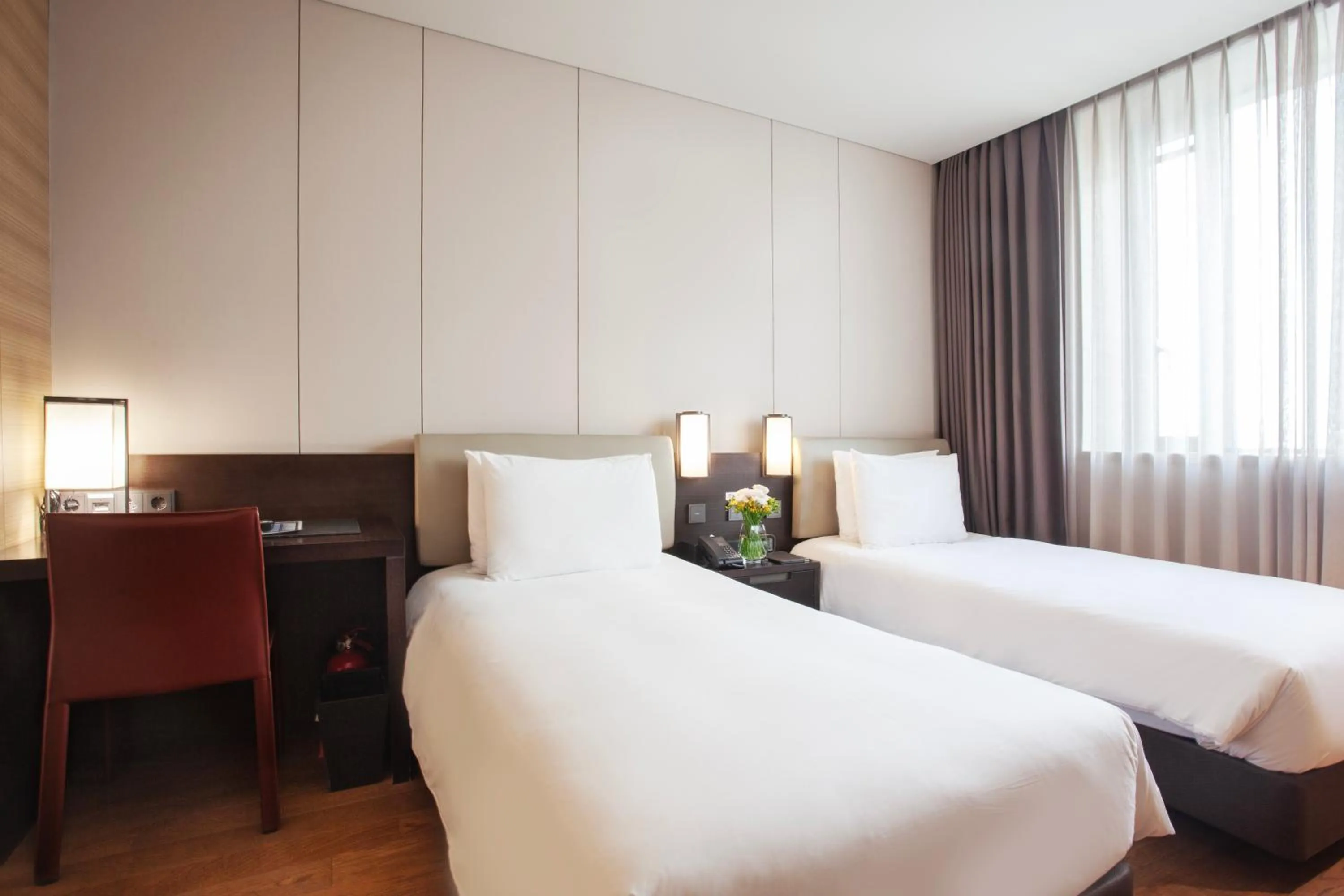 Bedroom, Bed in Crown Park Hotel Seoul Myeongdong