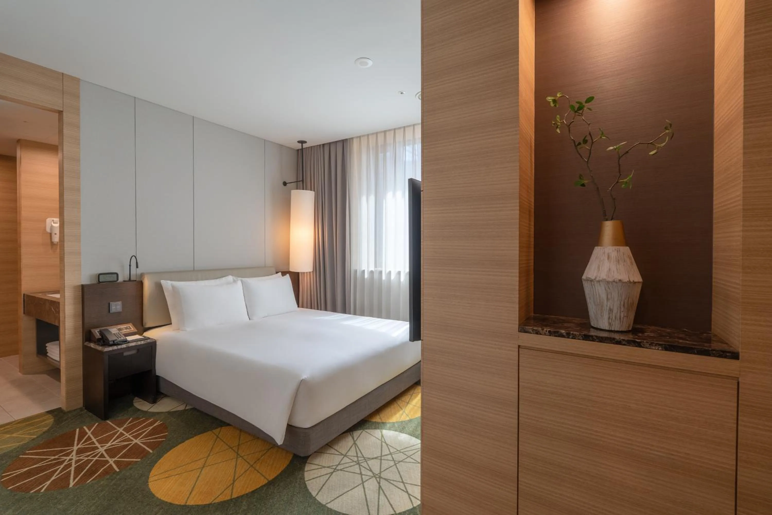 Bedroom, Bed in Crown Park Hotel Seoul Myeongdong