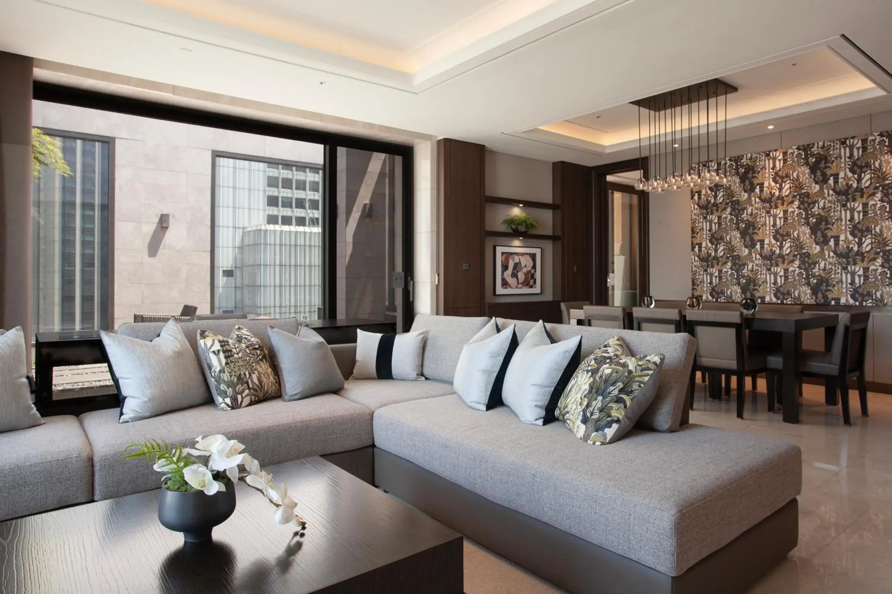 Living room in Crown Park Hotel Seoul Myeongdong Living room in Crown Park Hotel Seoul Myeongdong