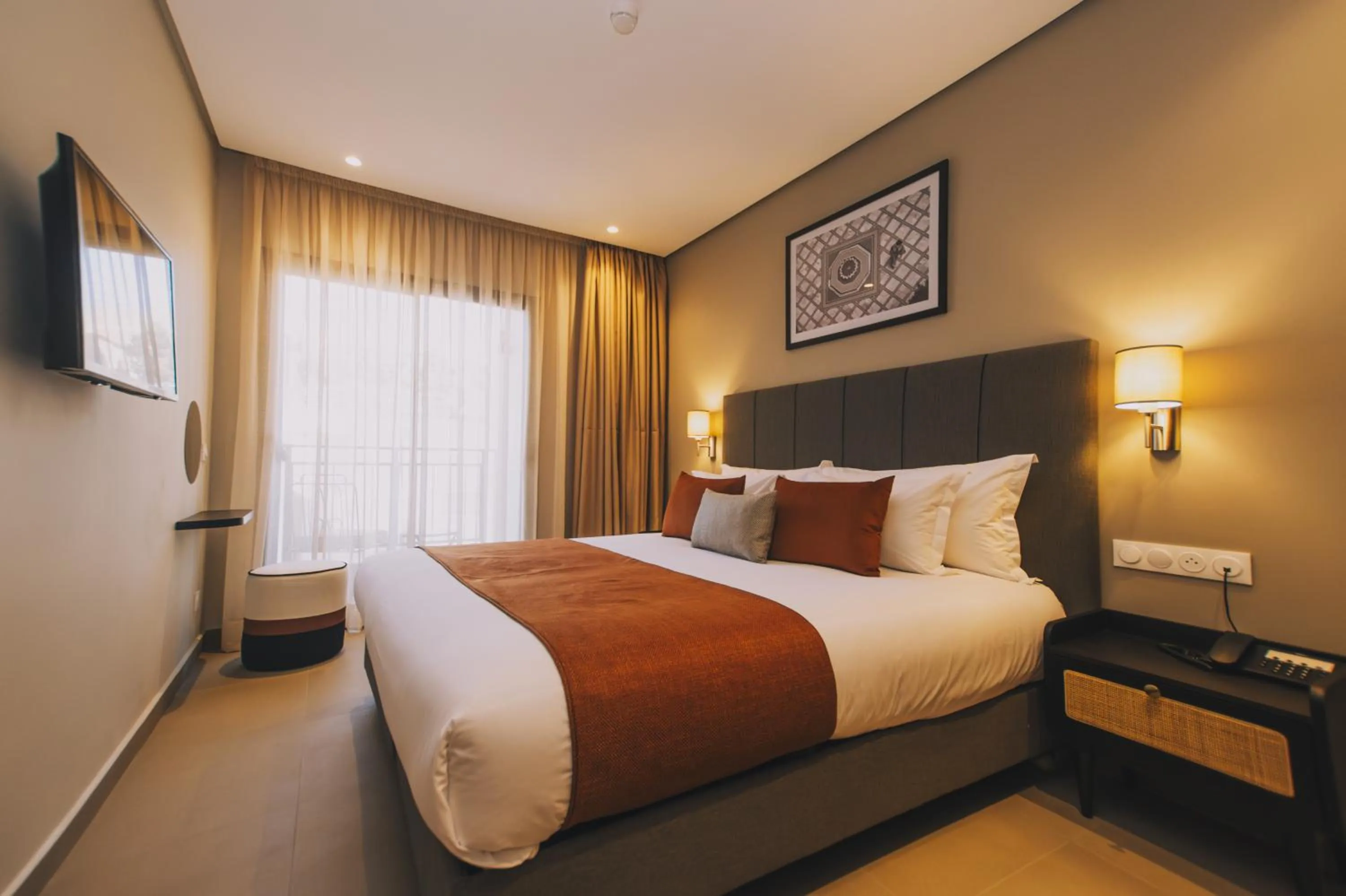 Bed in Dally Apart Hotel