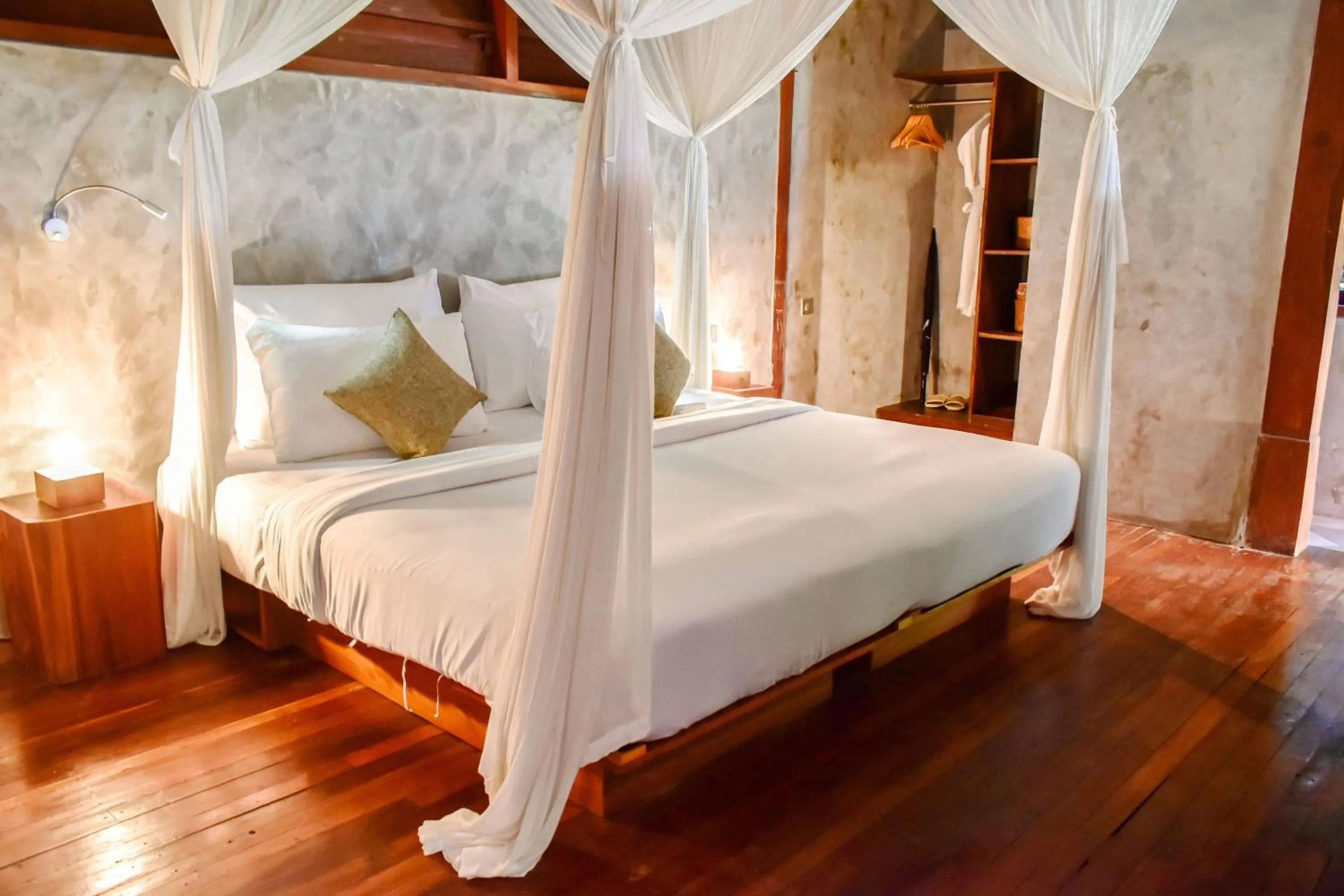 Bed in ZIN Berawa Villas & Bungalows