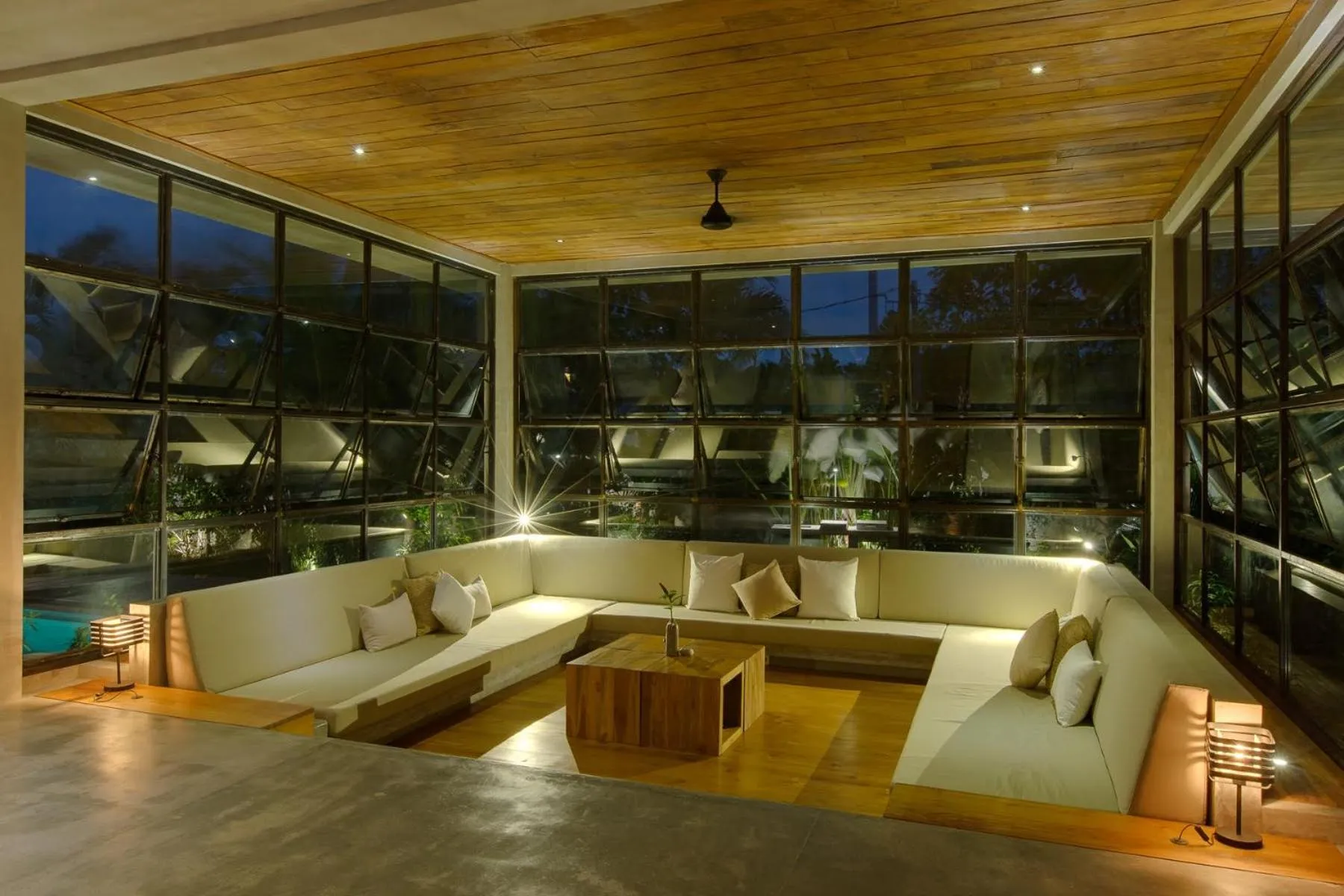 Seating area in ZIN Berawa Villas & Bungalows