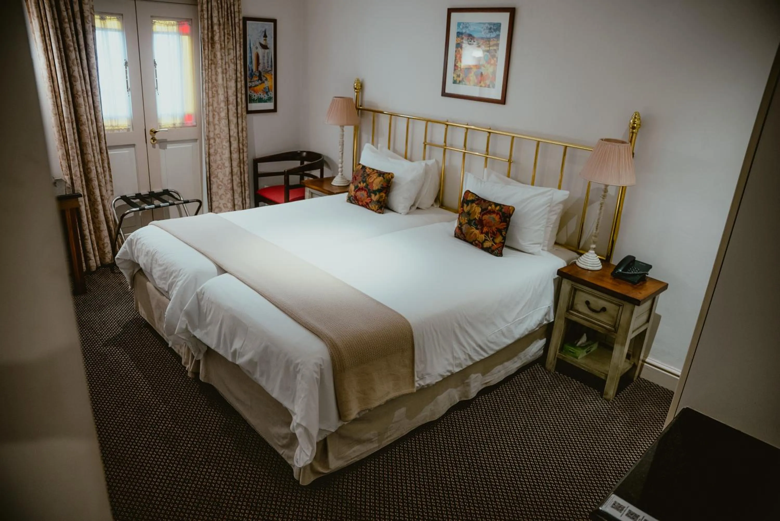 View (from property/room), Bed in The Stellenbosch Hotel