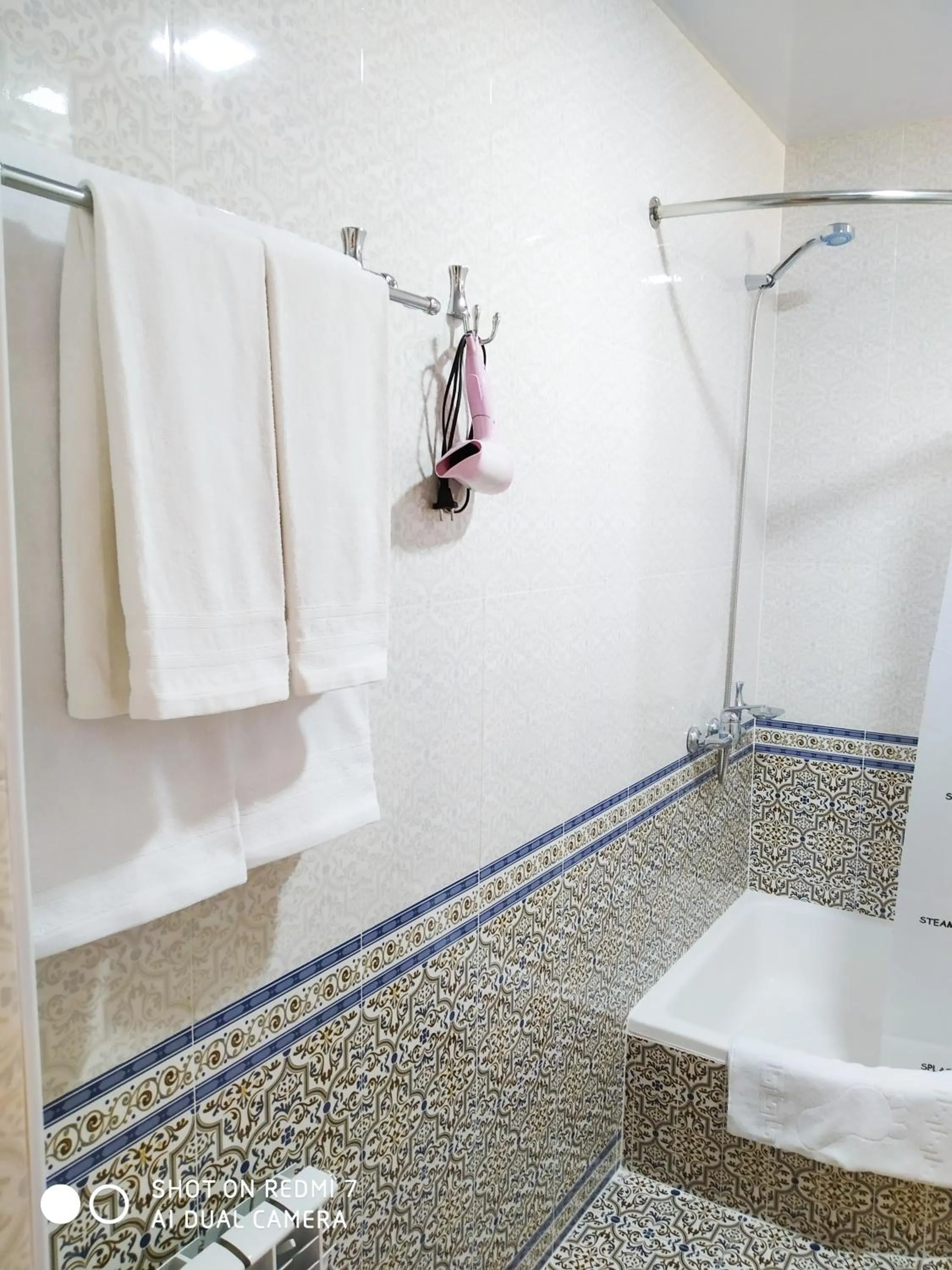 Shower in Hotel Shams