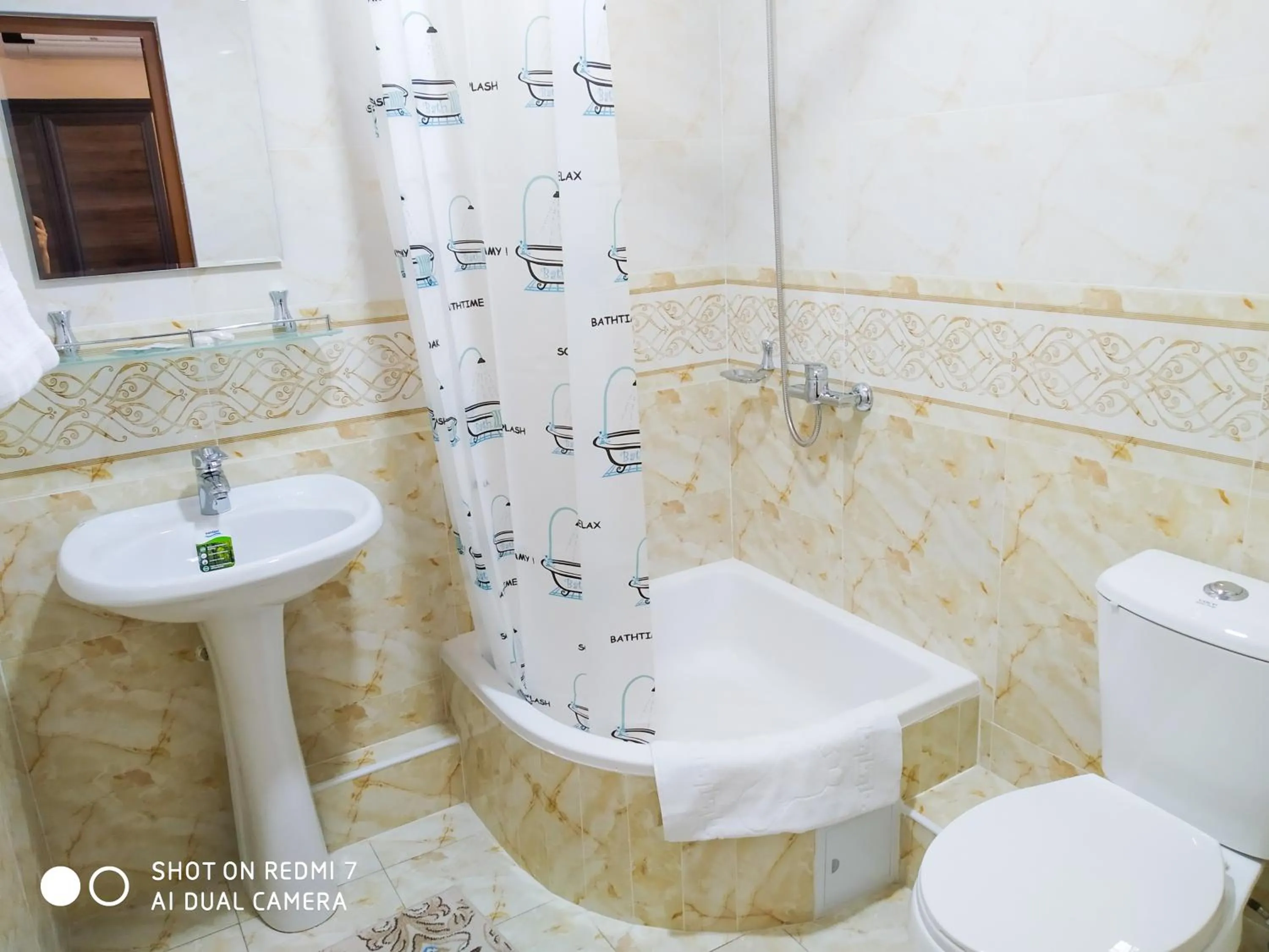 Shower in Hotel Shams