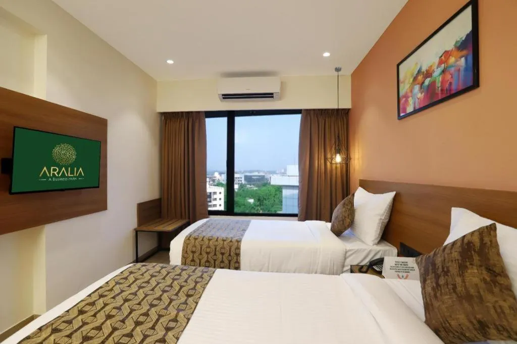 Bed in Aralia A business Hotel, MIDC