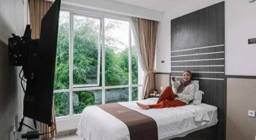 Bed in Bell's Place Hotel