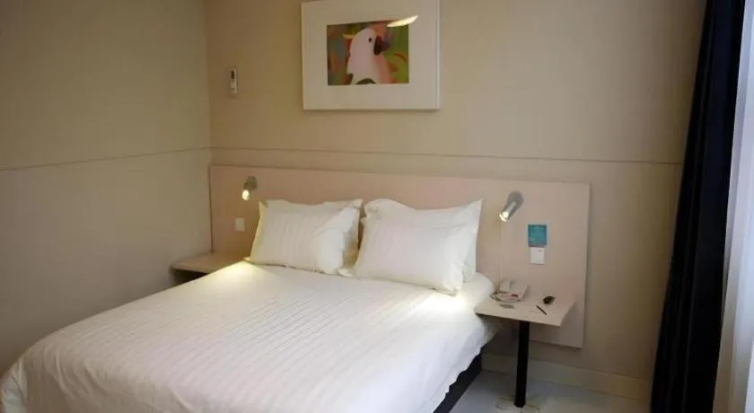 Bed in Jinjiang Inn Baotou Train Station Banch