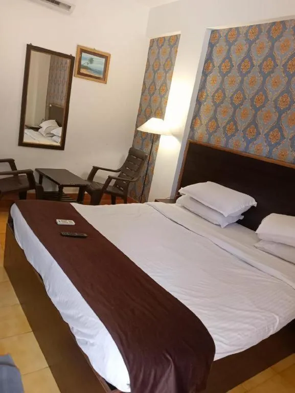 Bed in Hotel Castle House