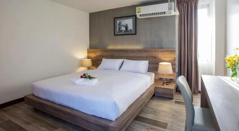 Bed in B2 Bangna Premier Hotel