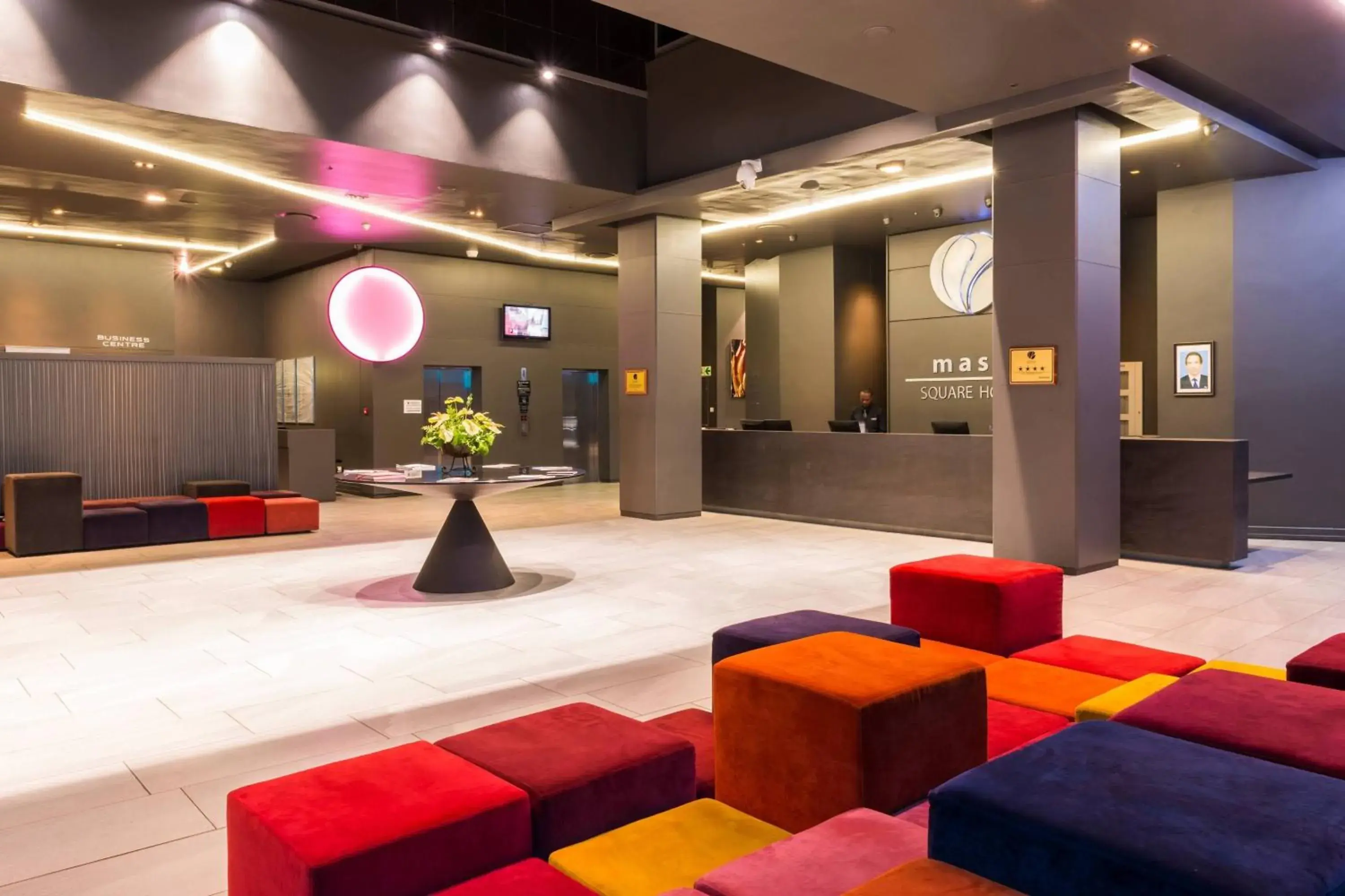 Lobby or reception in Protea Hotel by Marriott Gaborone Masa Square Lobby or reception in Protea Hotel by Marriott Gaborone Masa Square