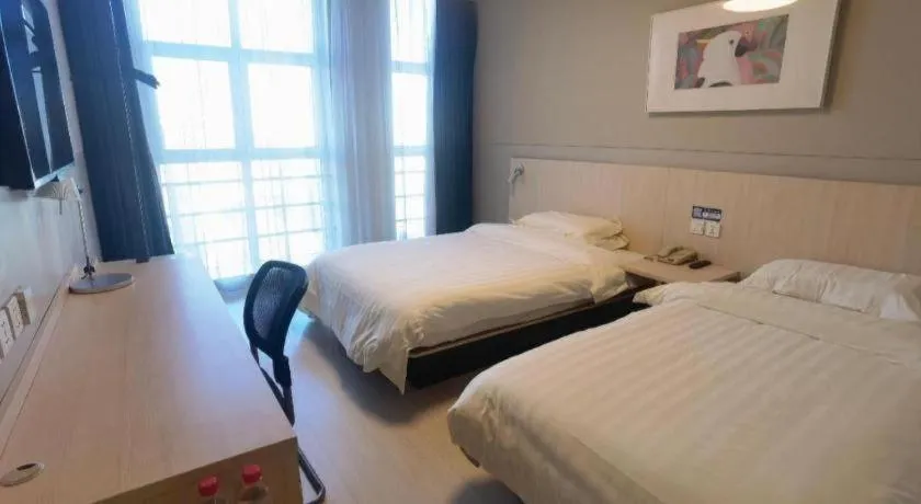 Bed in Jinjiang Inn Tianjin Airport Branch