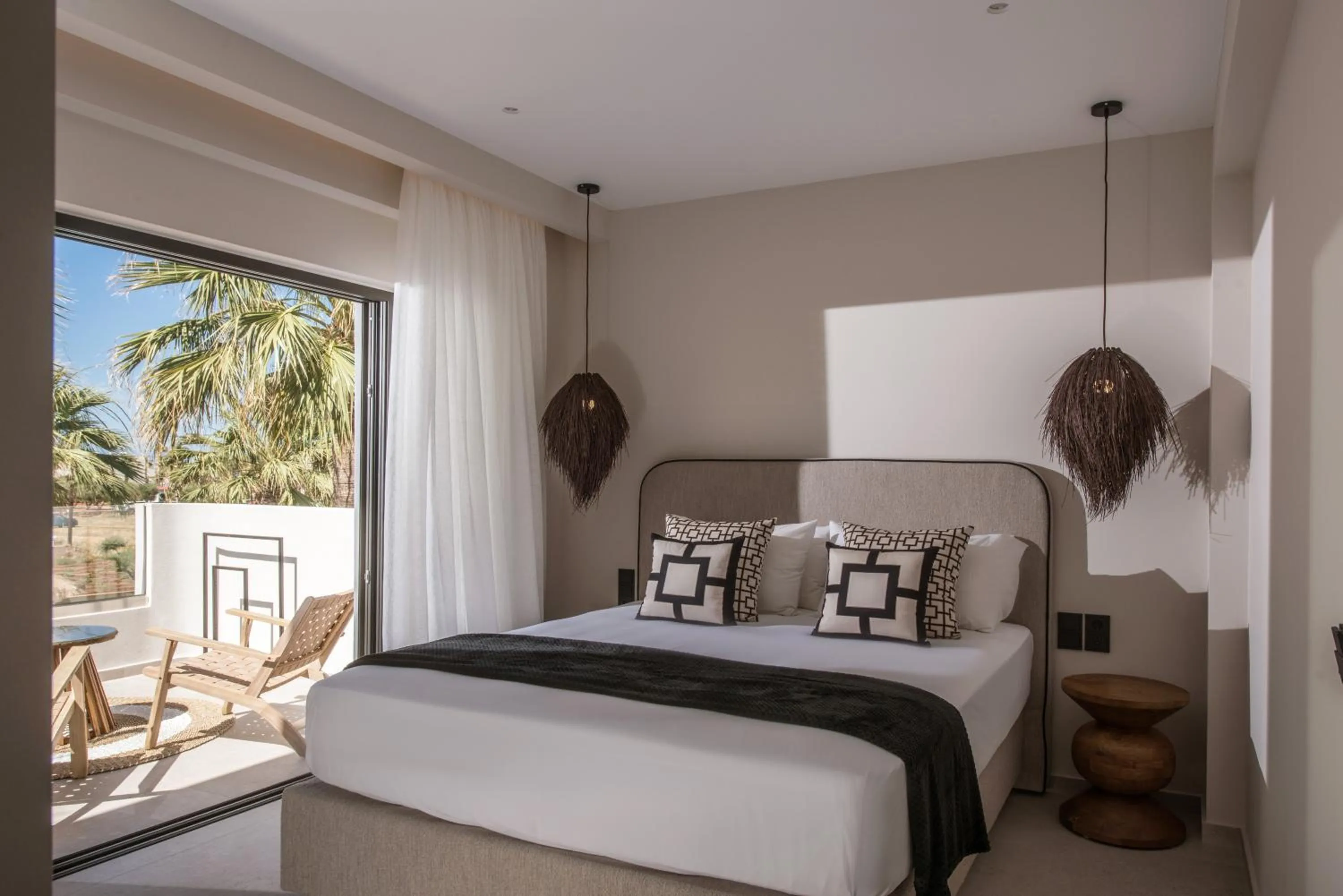 Bed in Ammos Boutique Apartments & Suites