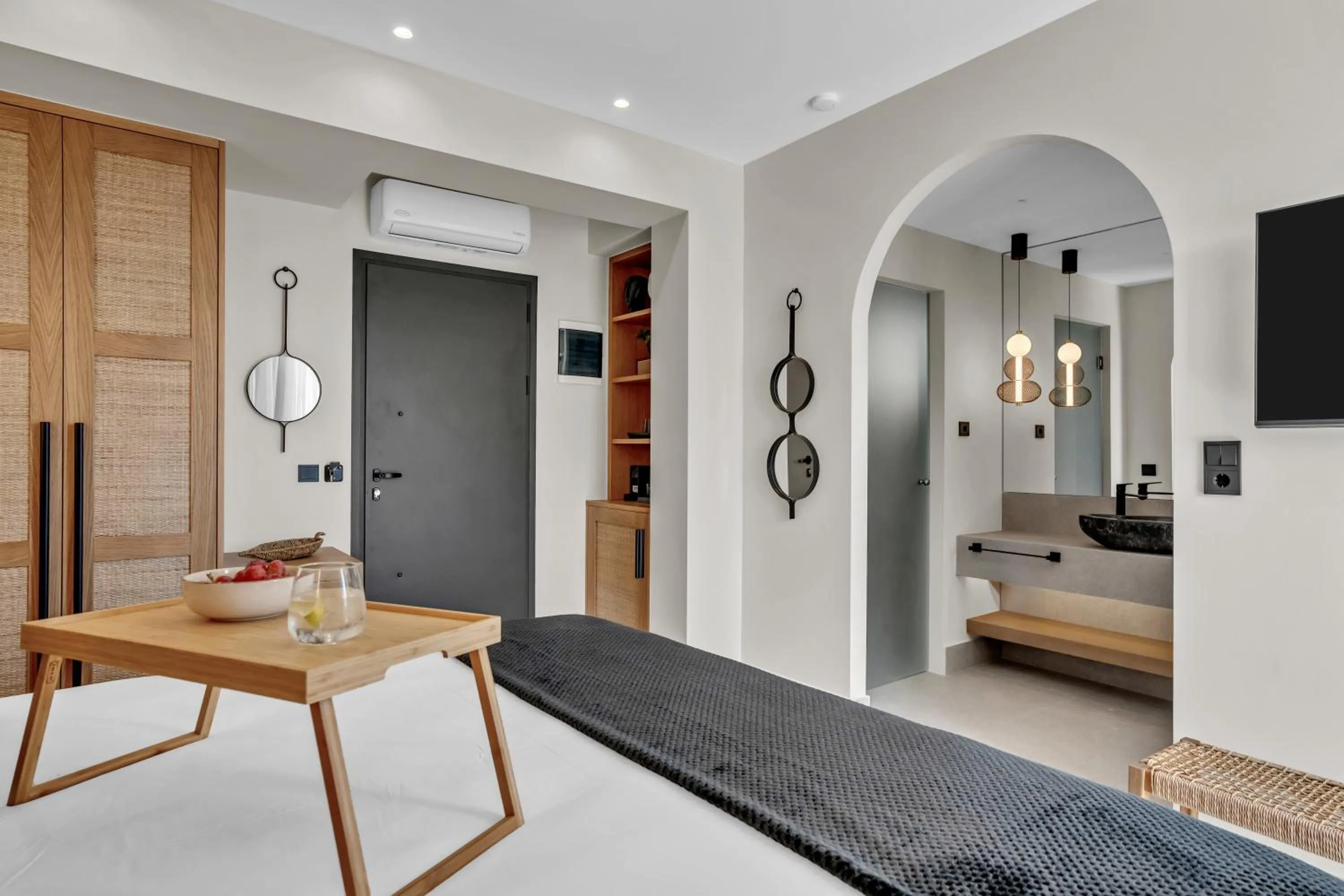 Bed in Ammos Boutique Apartments & Suites