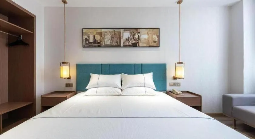 Bed in Jinjiang Inn Tianjin Konggang Branch