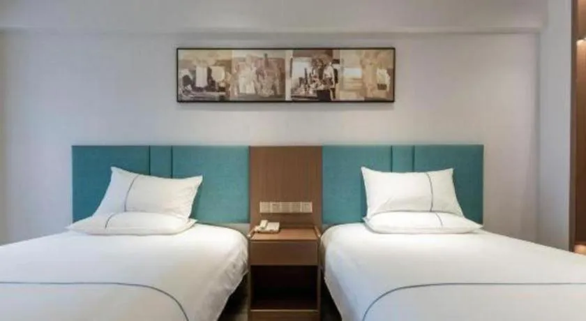 Bed in Jinjiang Inn Tianjin Konggang Branch