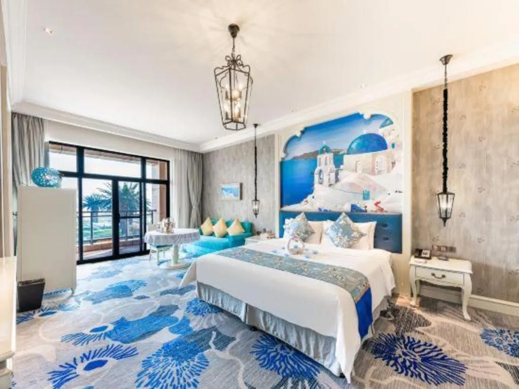 Bed in Xi'an International Innovation Talent Exchange Center Hotel