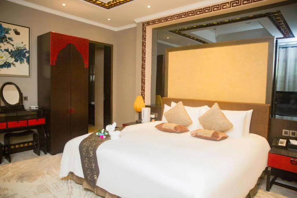 Bed in Xi'an International Innovation Talent Exchange Center Hotel