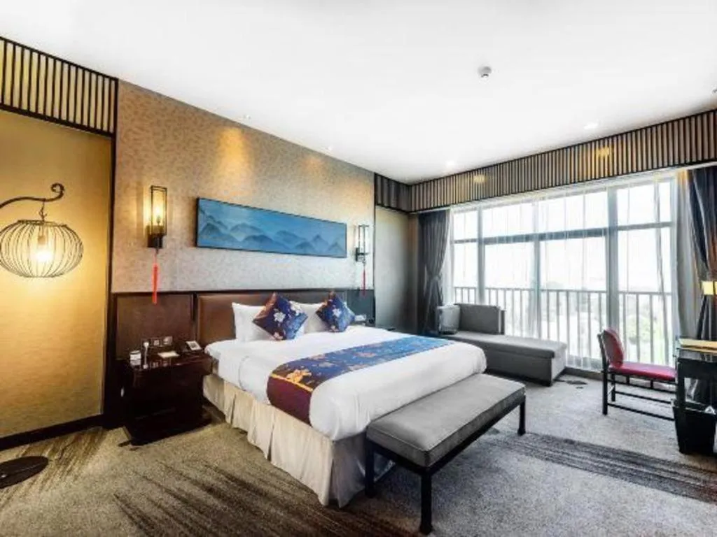 Bed in Xi'an International Innovation Talent Exchange Center Hotel