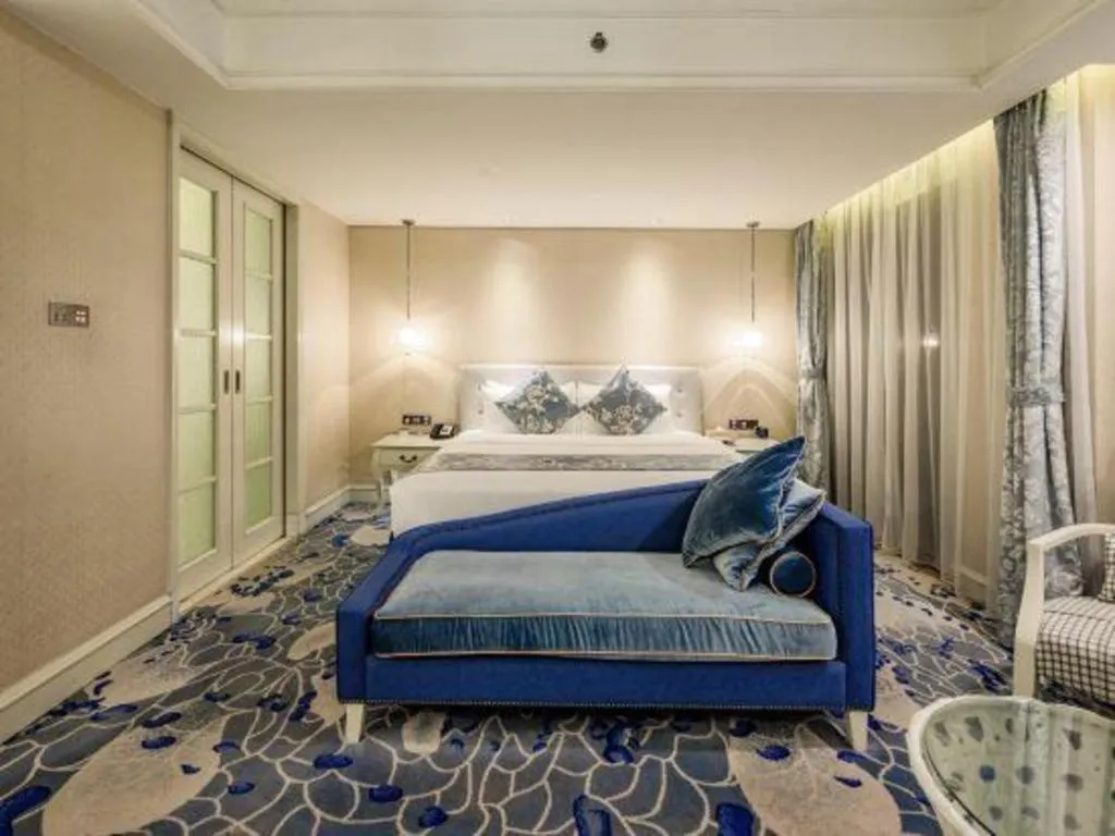 Bed in Xi'an International Innovation Talent Exchange Center Hotel