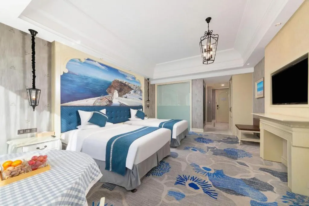 Bed in Xi'an International Innovation Talent Exchange Center Hotel