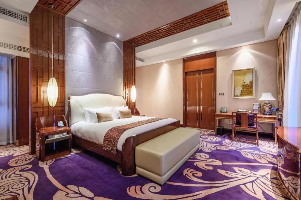 Bed in Xi'an International Innovation Talent Exchange Center Hotel