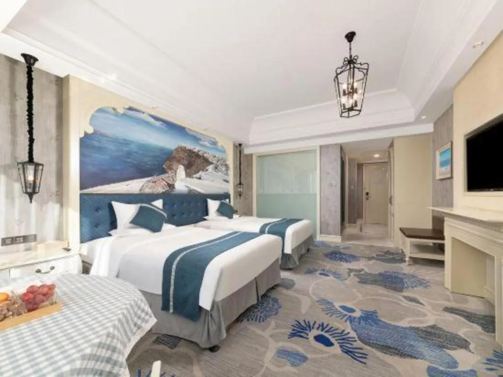 Bed in Xi'an International Innovation Talent Exchange Center Hotel