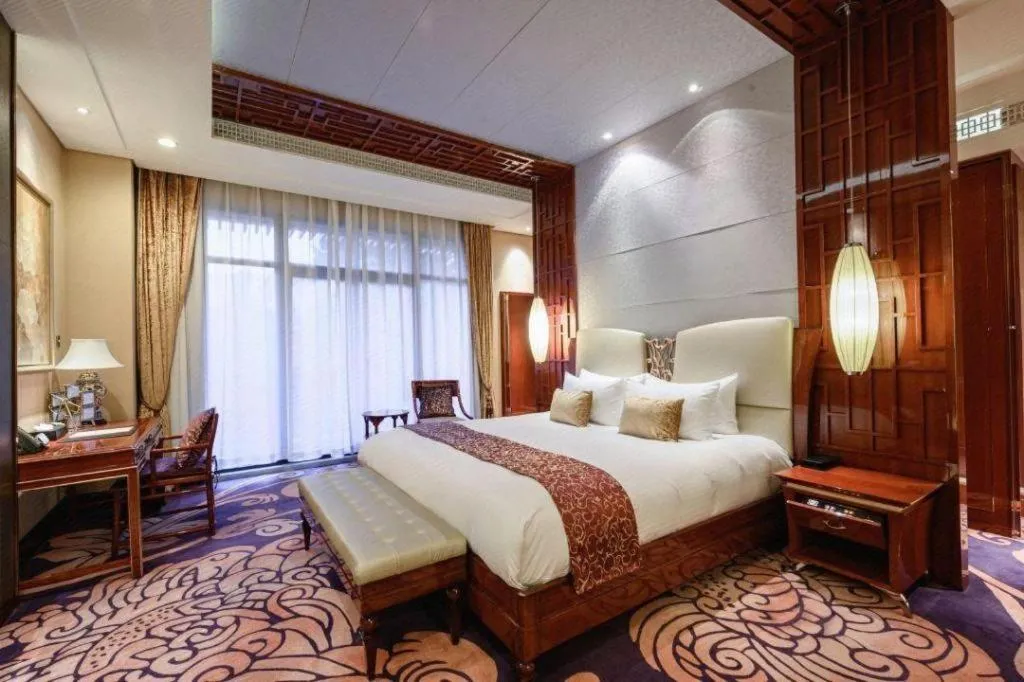 Bed in Xi'an International Innovation Talent Exchange Center Hotel