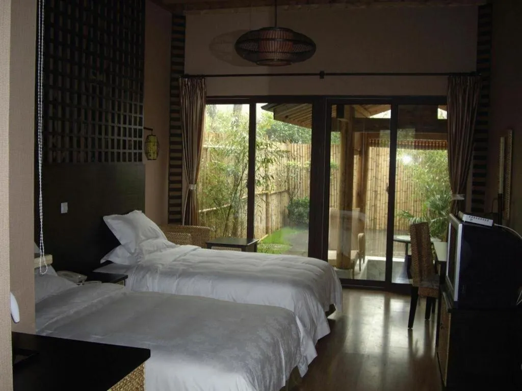 Bed in Xi'an International Innovation Talent Exchange Center Hotel