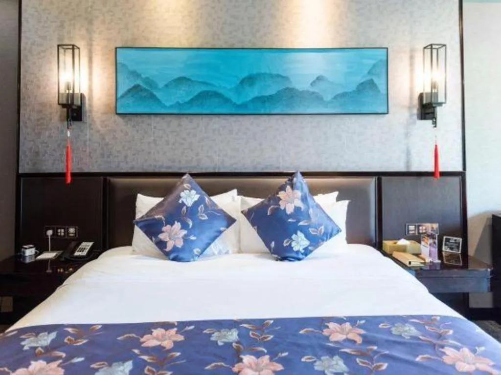 Bed in Xi'an International Innovation Talent Exchange Center Hotel