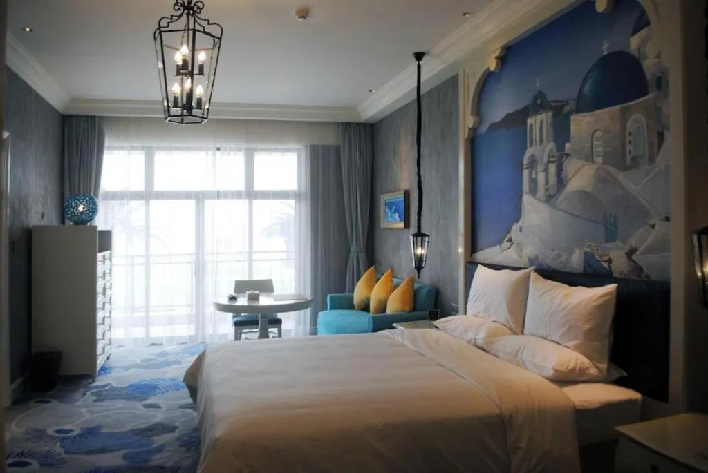 Bed in Xi'an International Innovation Talent Exchange Center Hotel