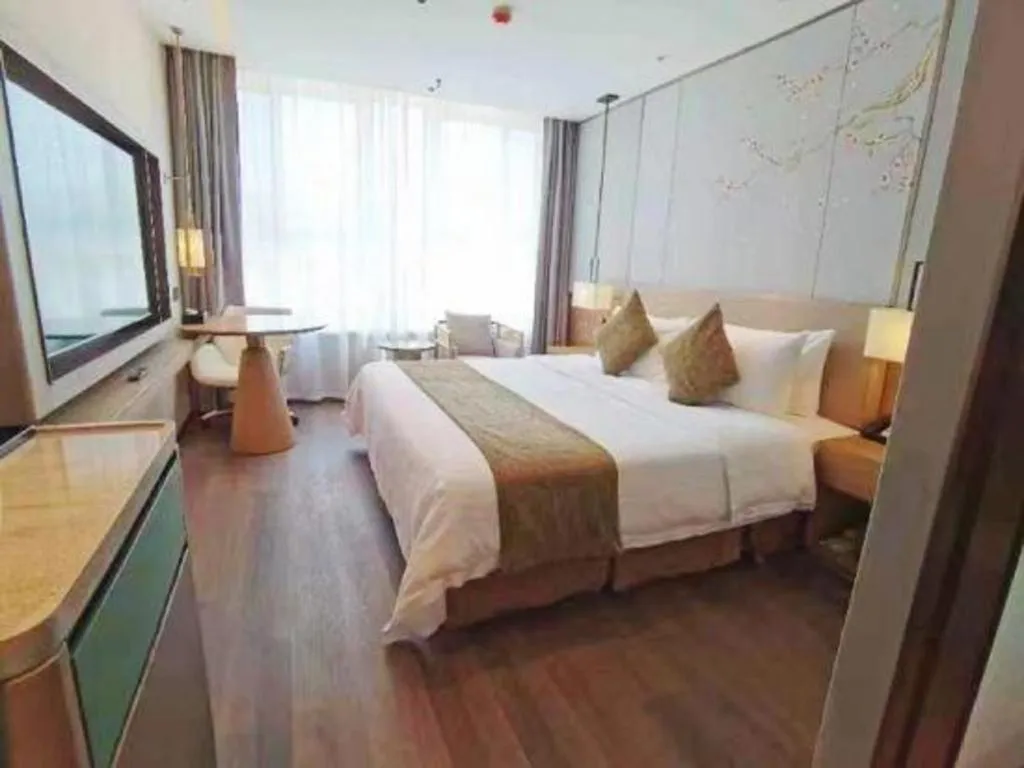 Bed in Xi'an International Innovation Talent Exchange Center Hotel